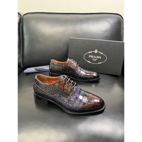 Prada leather shoes 088,PRADA SNEAKERS,Luxury Shoes