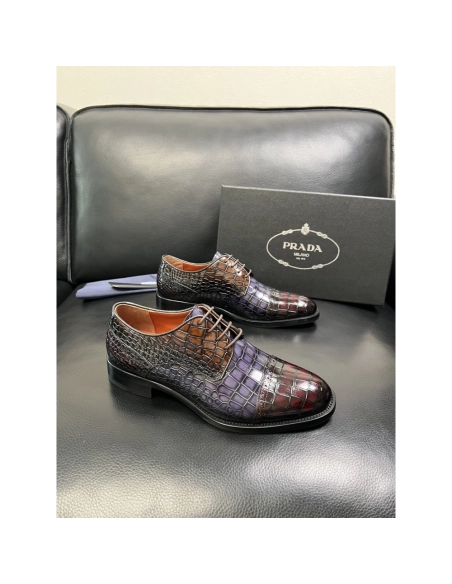 Prada leather shoes 088,PRADA SNEAKERS,Luxury Shoes