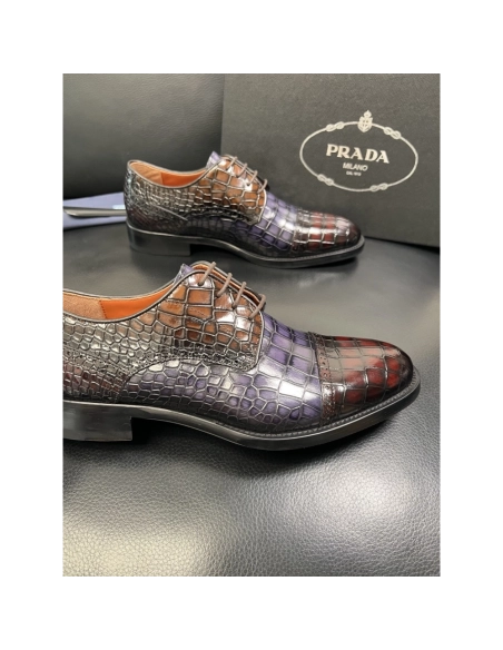 Prada leather shoes 088,PRADA SNEAKERS,Luxury Shoes