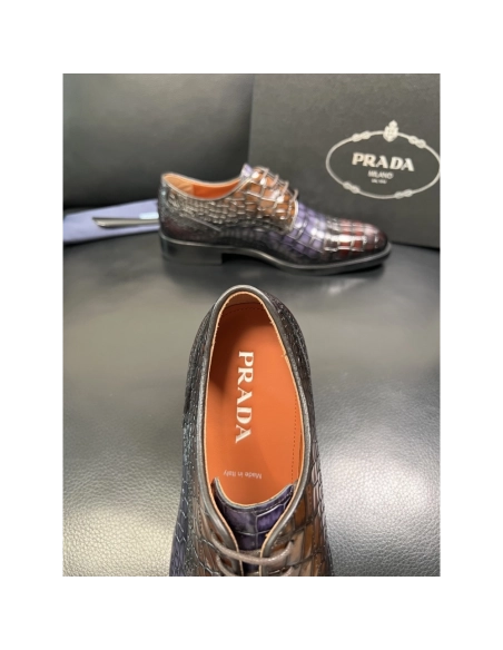 Prada leather shoes 088,PRADA SNEAKERS,Luxury Shoes