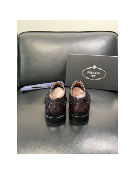 Prada leather shoes 088,PRADA SNEAKERS,Luxury Shoes