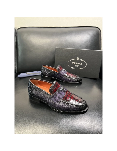 Prada leather shoes 089,PRADA SNEAKERS,Luxury Shoes