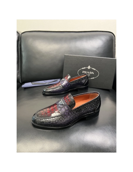 Prada leather shoes 089,PRADA SNEAKERS,Luxury Shoes