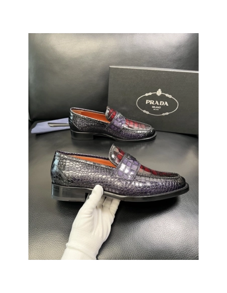 Prada leather shoes 089,PRADA SNEAKERS,Luxury Shoes