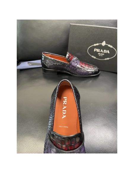 Prada leather shoes 089,PRADA SNEAKERS,Luxury Shoes