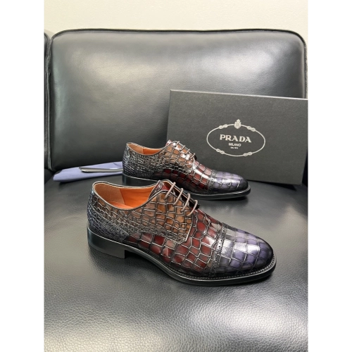 Prada leather shoes 090,PRADA SNEAKERS,Luxury Shoes