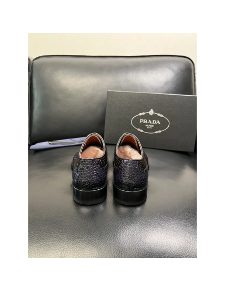 Prada leather shoes 090,PRADA SNEAKERS,Luxury Shoes