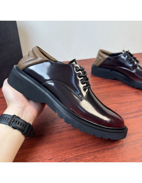 Prada leather shoes 091,PRADA SNEAKERS,Luxury Shoes