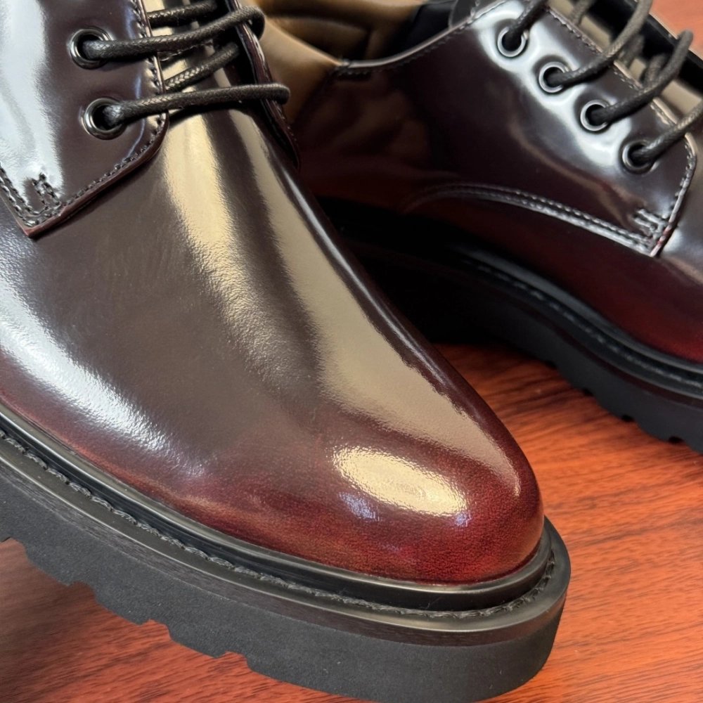 Prada leather shoes 091,PRADA SNEAKERS,Luxury Shoes
