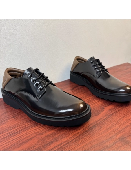 Prada leather shoes 092,PRADA SNEAKERS,Luxury Shoes