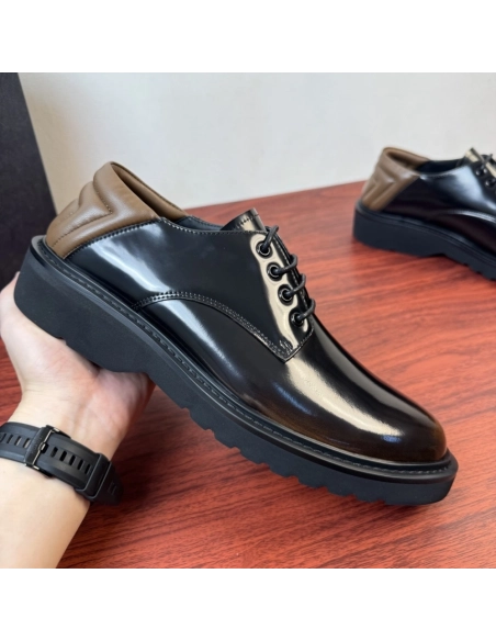Prada leather shoes 092,PRADA SNEAKERS,Luxury Shoes