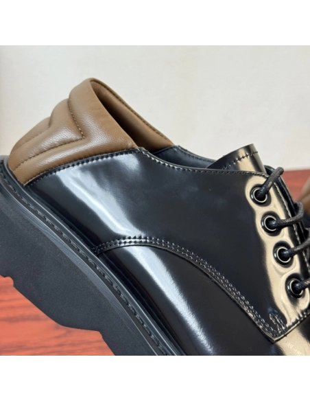 Prada leather shoes 092,PRADA SNEAKERS,Luxury Shoes