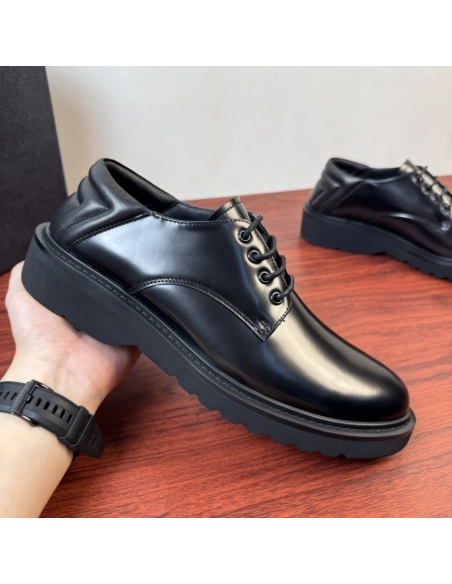 Prada leather shoes 093,PRADA SNEAKERS,Luxury Shoes