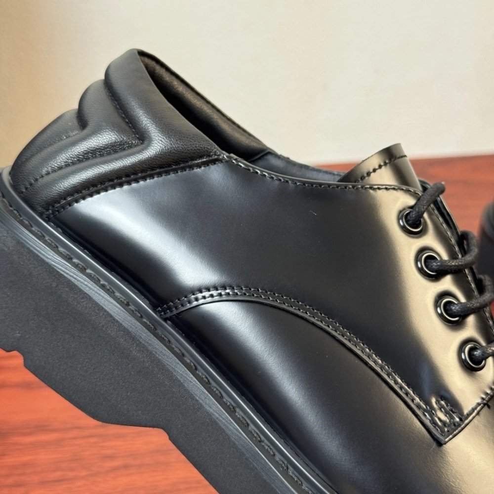 Prada leather shoes 093,PRADA SNEAKERS,Luxury Shoes