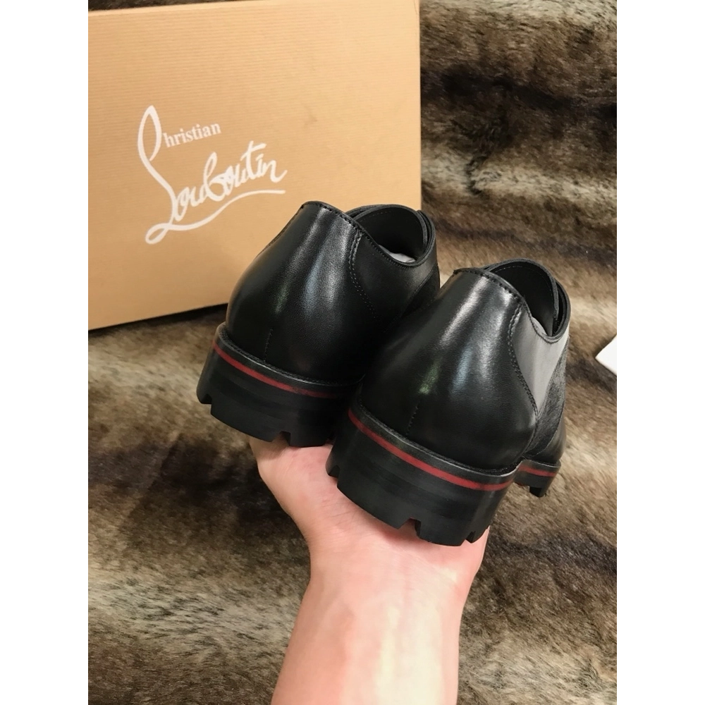 Christian Louboutin leather shoes 001,Oxfords,Christian Louboutin Sneakers,Luxury Shoes