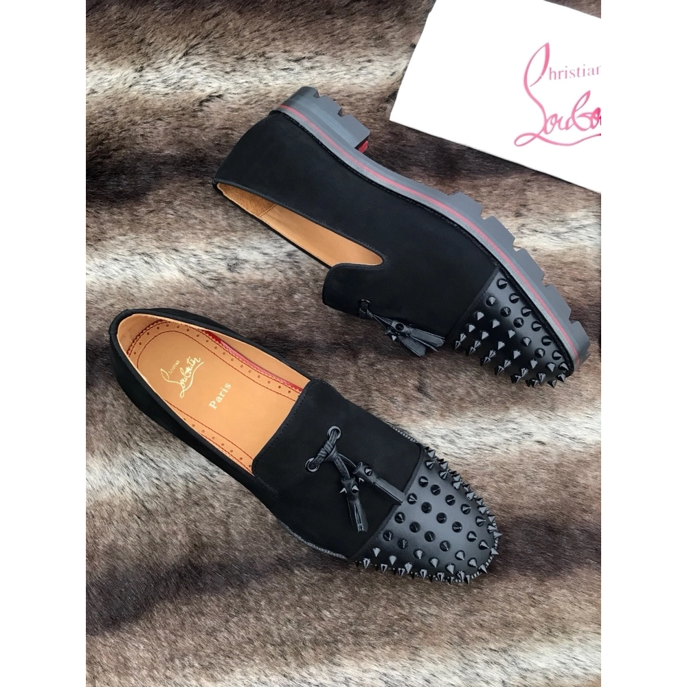 Christian Louboutin leather shoes 002,Oxfords,Christian Louboutin Sneakers,Luxury Shoes