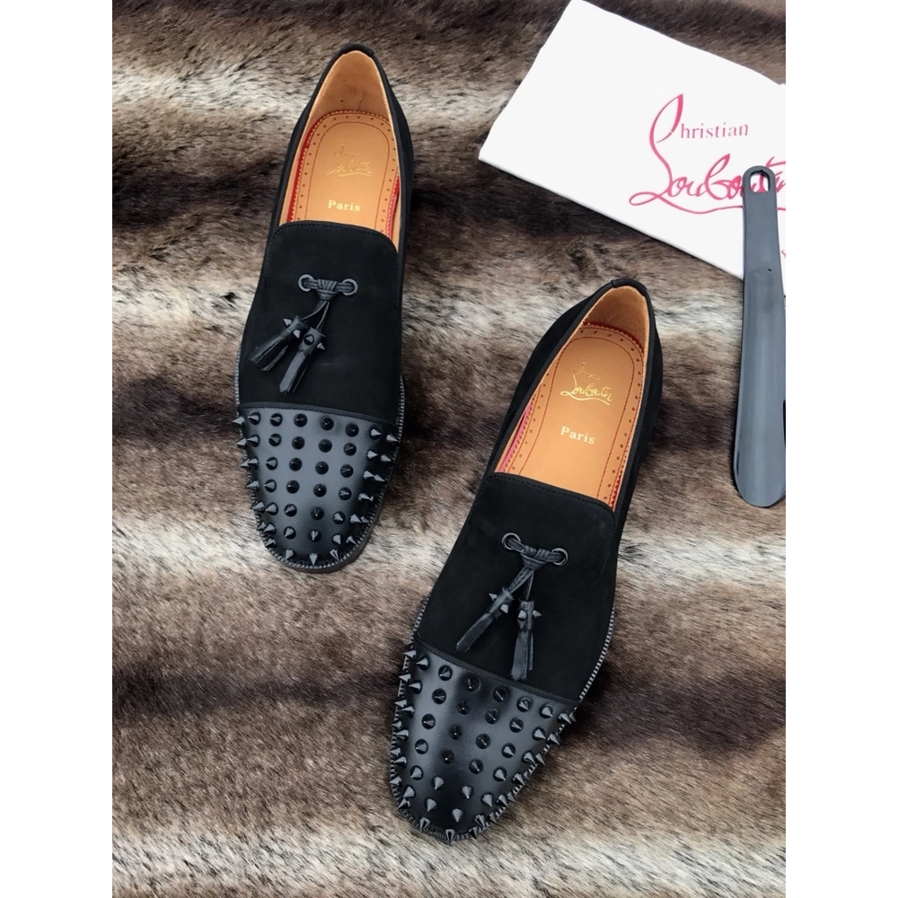 Christian Louboutin leather shoes 002,Oxfords,Christian Louboutin Sneakers,Luxury Shoes