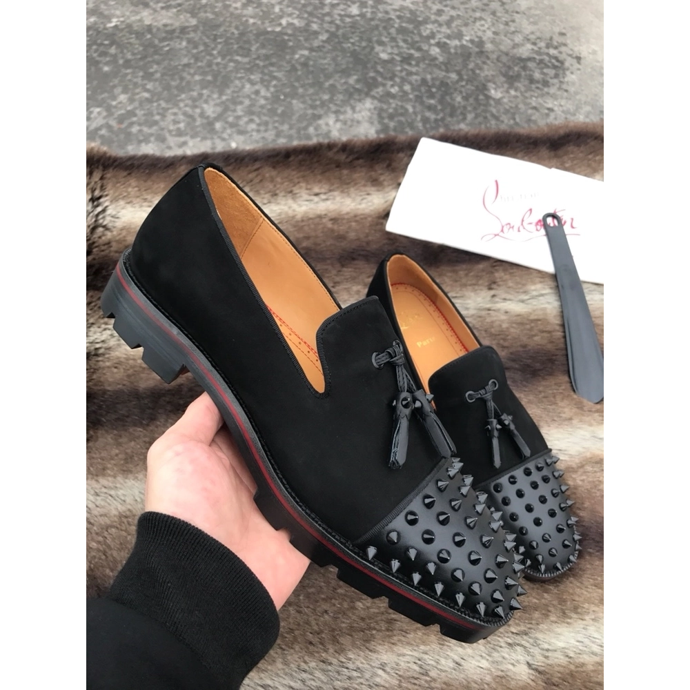 Christian Louboutin leather shoes 002,Oxfords,Christian Louboutin Sneakers,Luxury Shoes