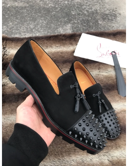 Christian Louboutin leather shoes 002,Oxfords,Christian Louboutin Sneakers,Luxury Shoes