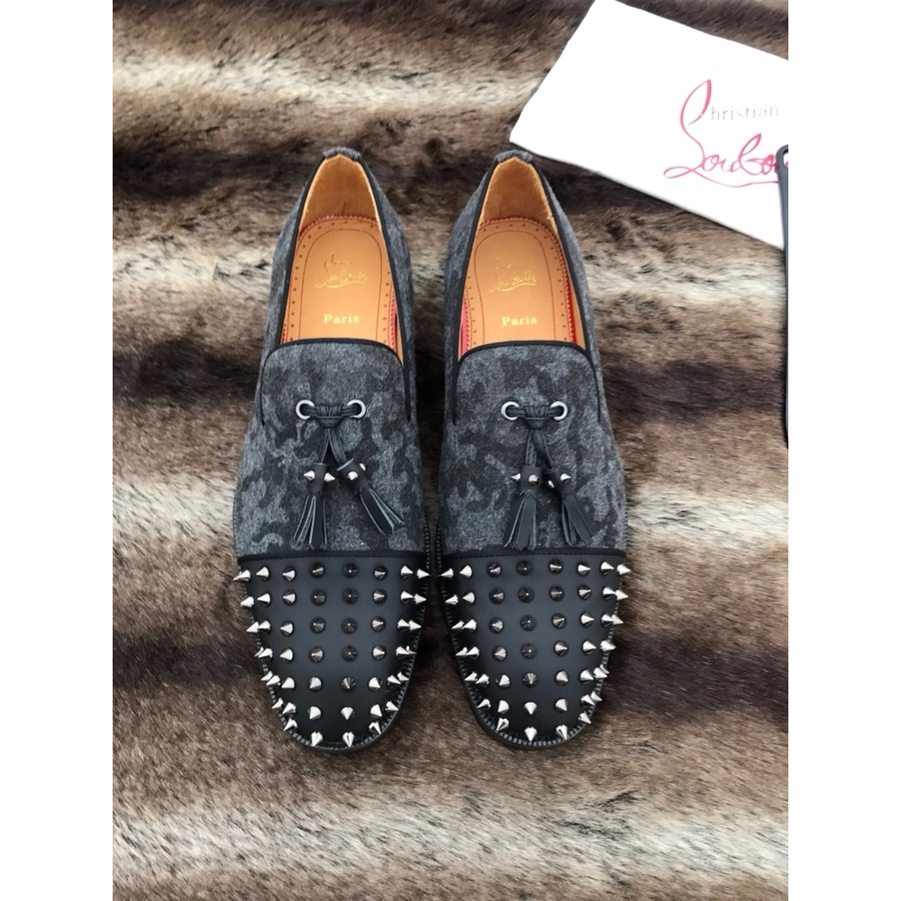 Christian Louboutin leather shoes 003,Oxfords,Christian Louboutin Sneakers,Luxury Shoes