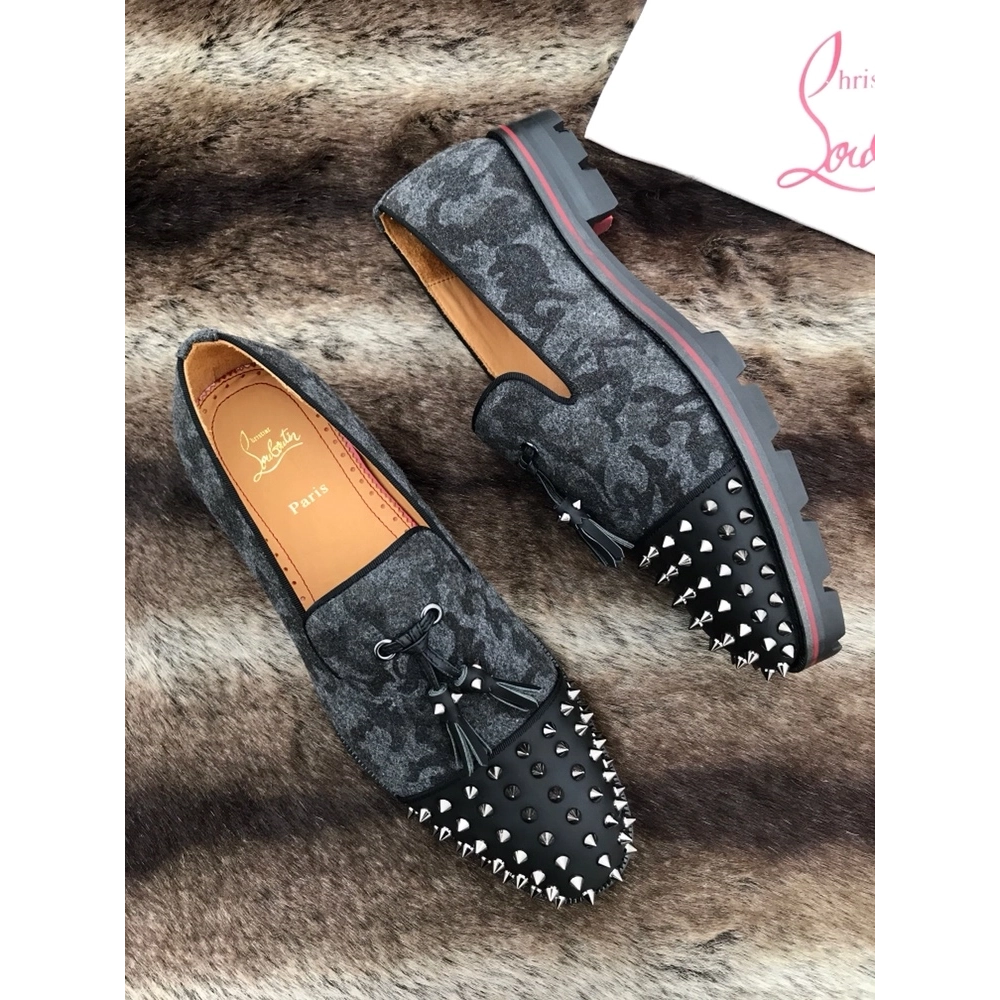 Christian Louboutin leather shoes 003,Oxfords,Christian Louboutin Sneakers,Luxury Shoes