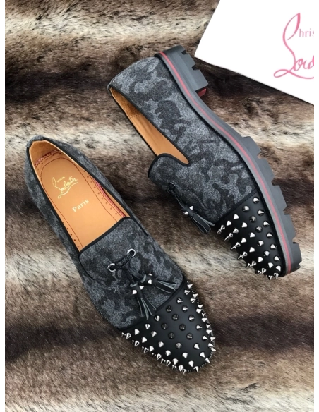 Christian Louboutin leather shoes 003,Oxfords,Christian Louboutin Sneakers,Luxury Shoes