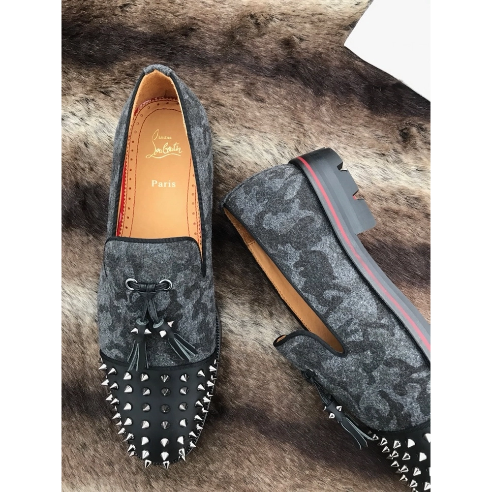Christian Louboutin leather shoes 003,Oxfords,Christian Louboutin Sneakers,Luxury Shoes