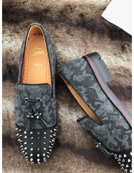 Christian Louboutin leather shoes 003,Oxfords,Christian Louboutin Sneakers,Luxury Shoes