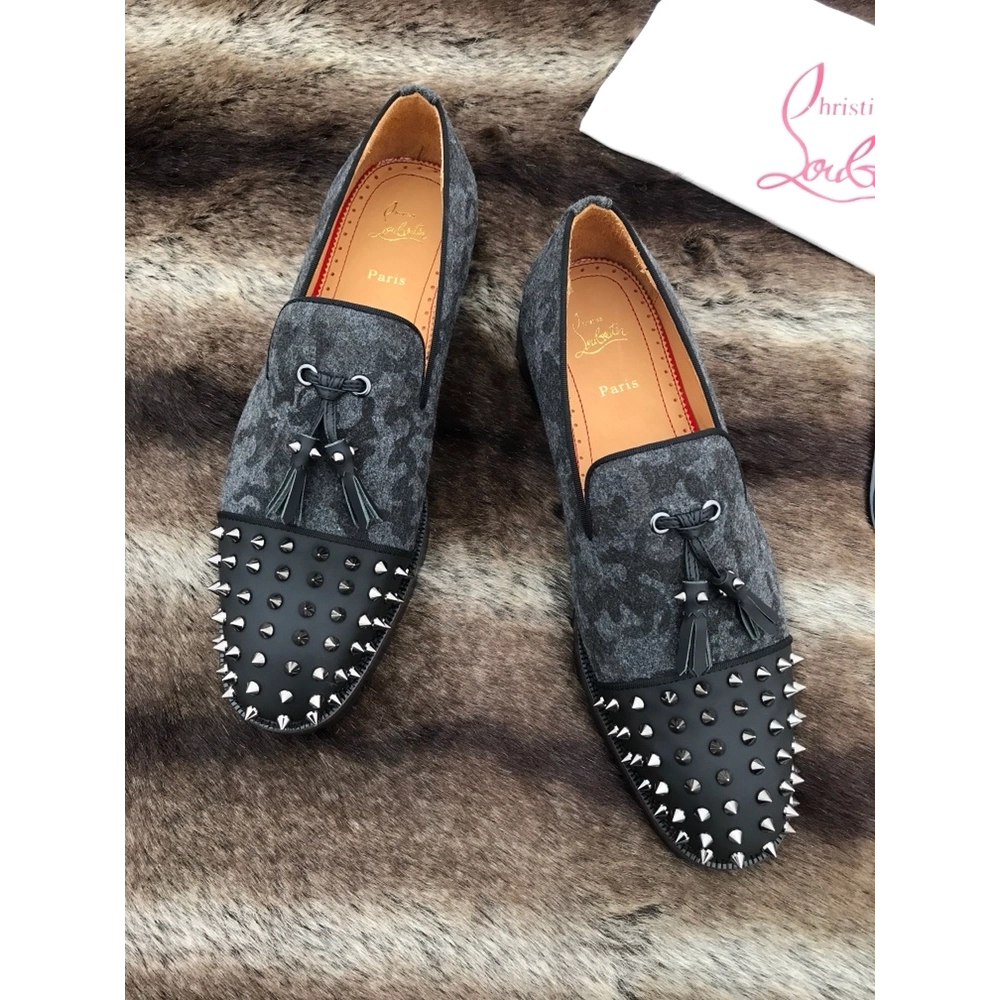 Christian Louboutin leather shoes 003,Oxfords,Christian Louboutin Sneakers,Luxury Shoes