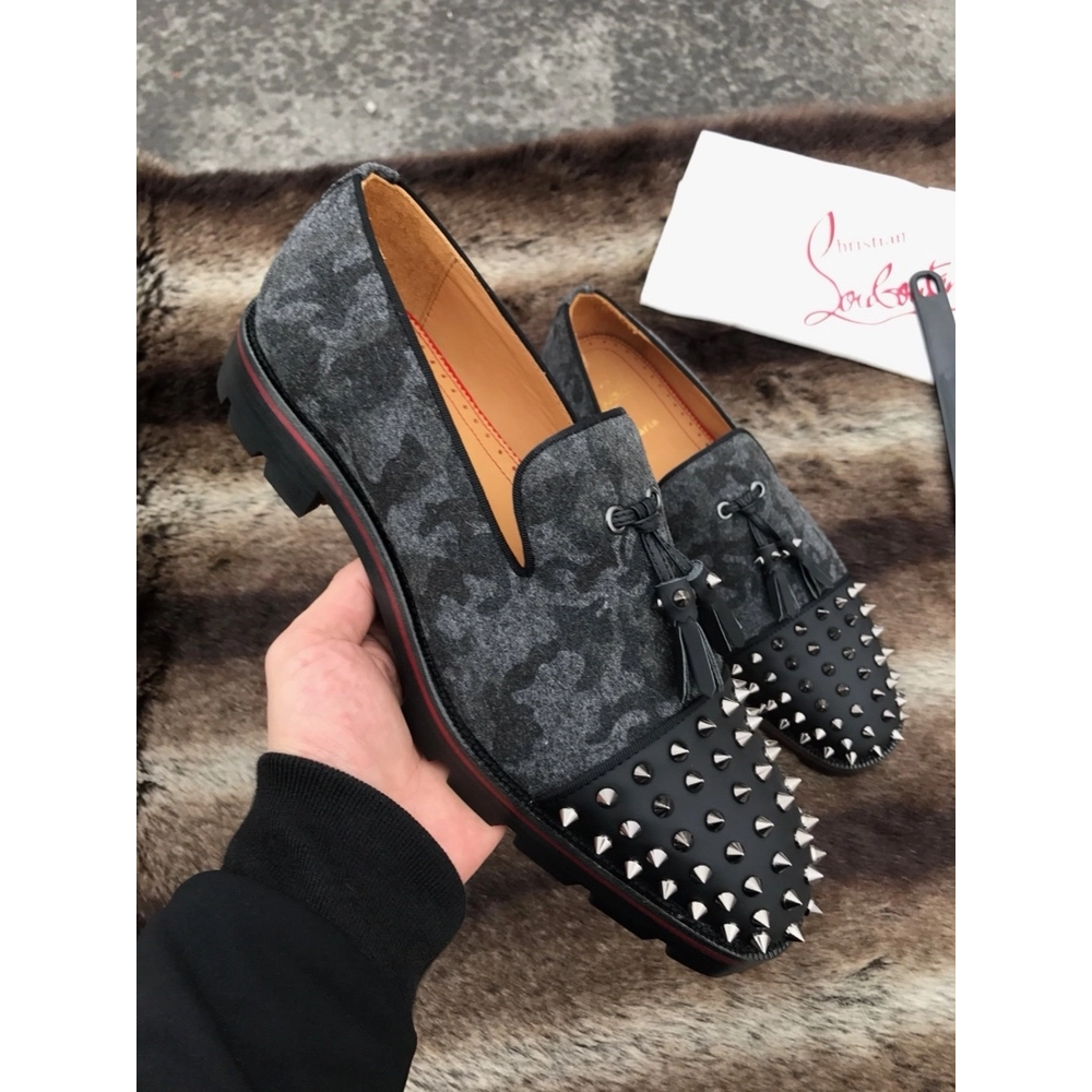 Christian Louboutin leather shoes 003,Oxfords,Christian Louboutin Sneakers,Luxury Shoes