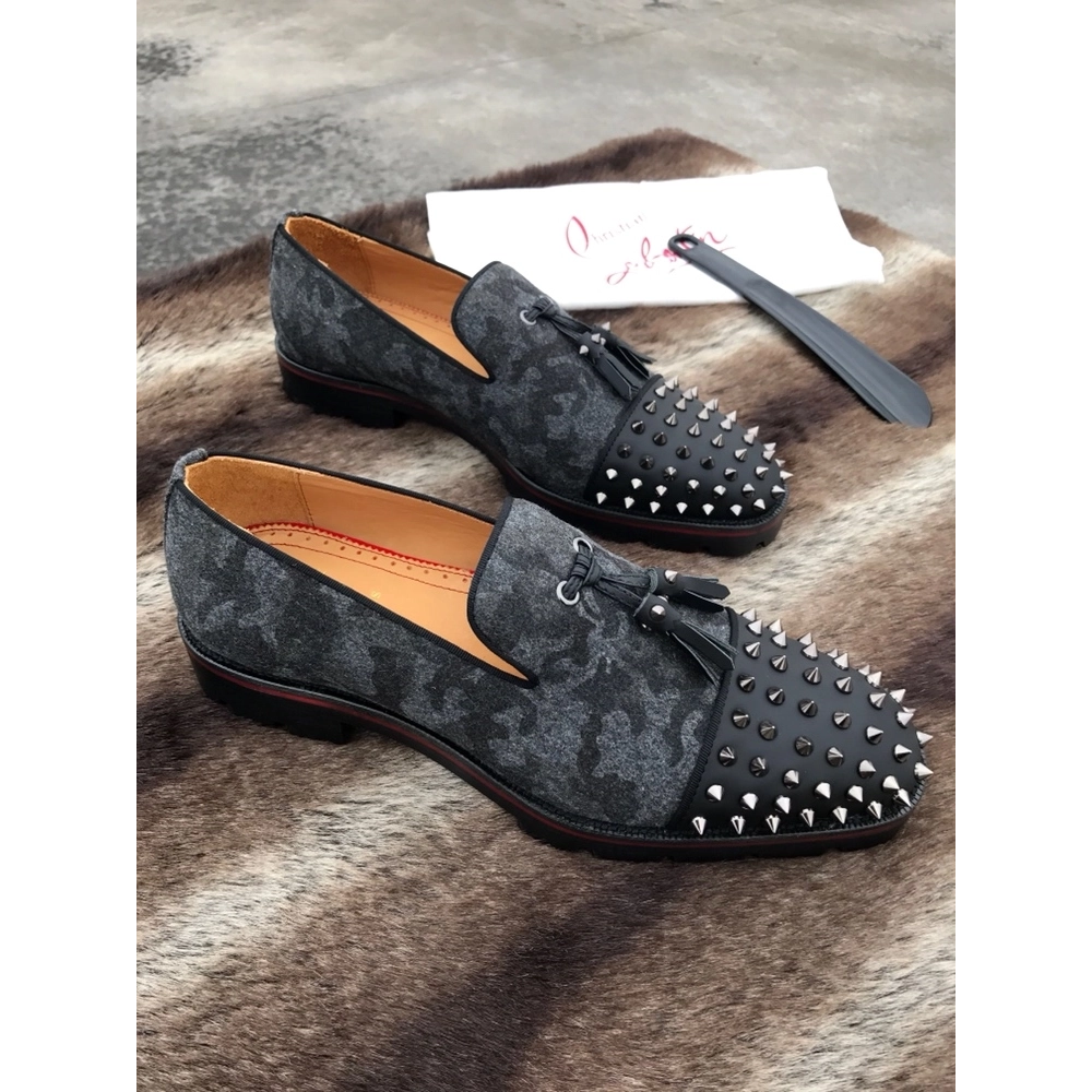 Christian Louboutin leather shoes 003,Oxfords,Christian Louboutin Sneakers,Luxury Shoes