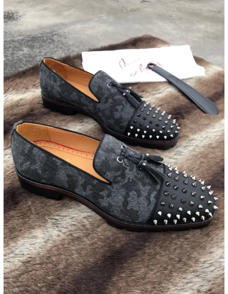 Christian Louboutin leather shoes 003,Oxfords,Christian Louboutin Sneakers,Luxury Shoes