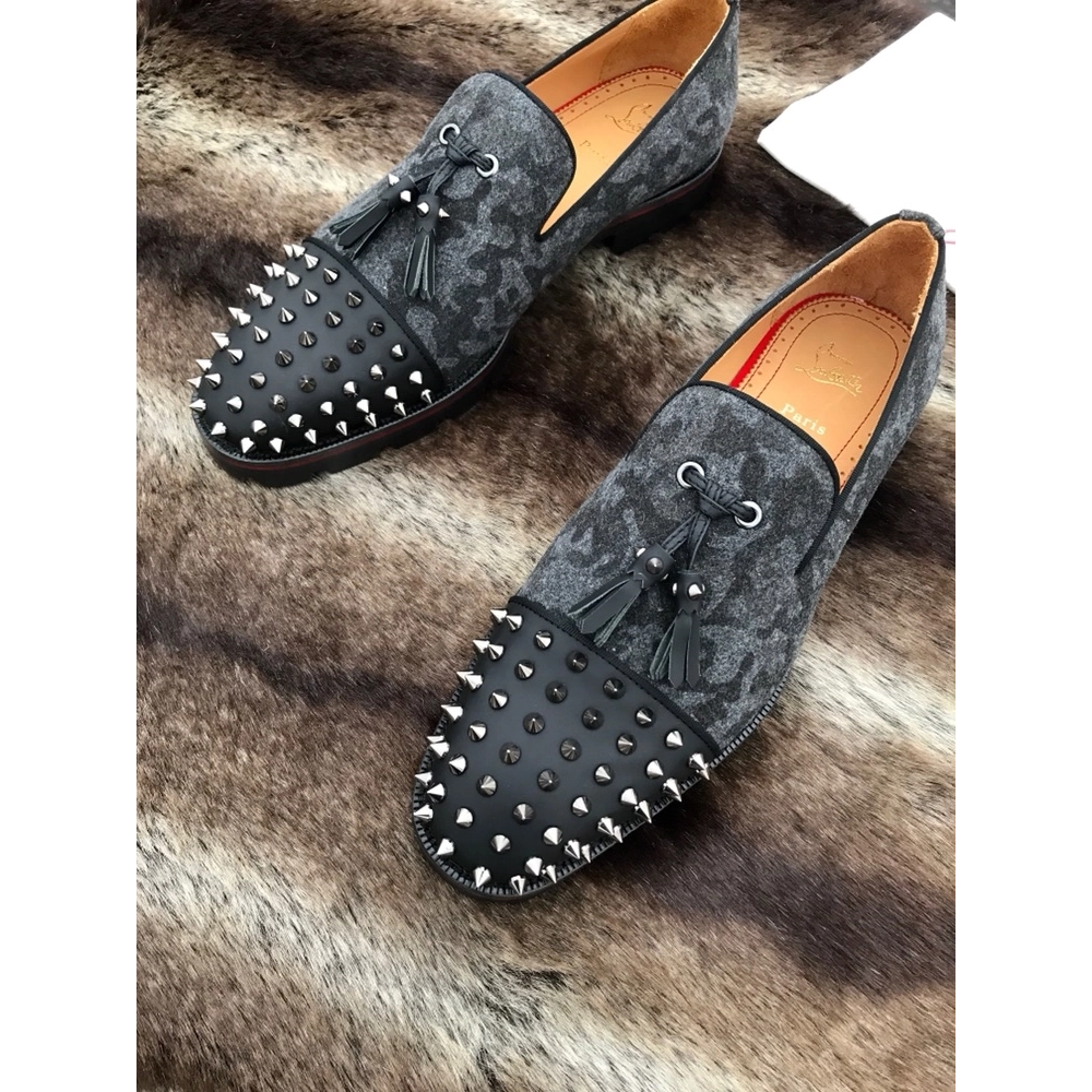 Christian Louboutin leather shoes 003,Oxfords,Christian Louboutin Sneakers,Luxury Shoes