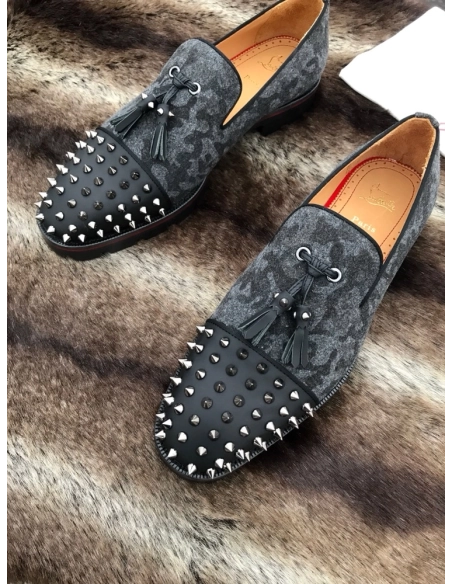 Christian Louboutin leather shoes 003,Oxfords,Christian Louboutin Sneakers,Luxury Shoes