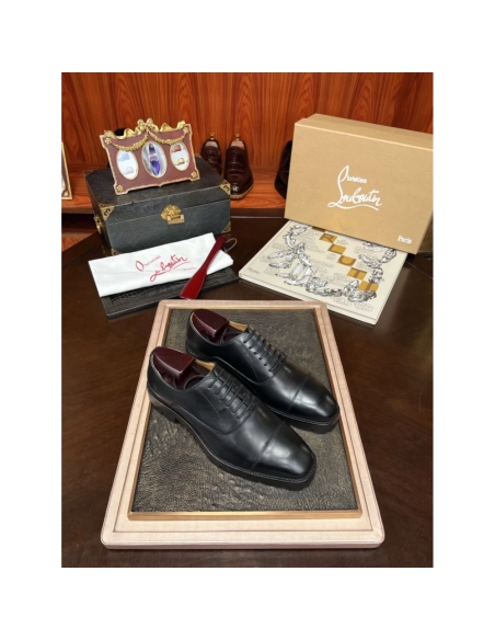 Christian Louboutin leather shoes 004,Oxfords,Christian Louboutin Sneakers,Luxury Shoes