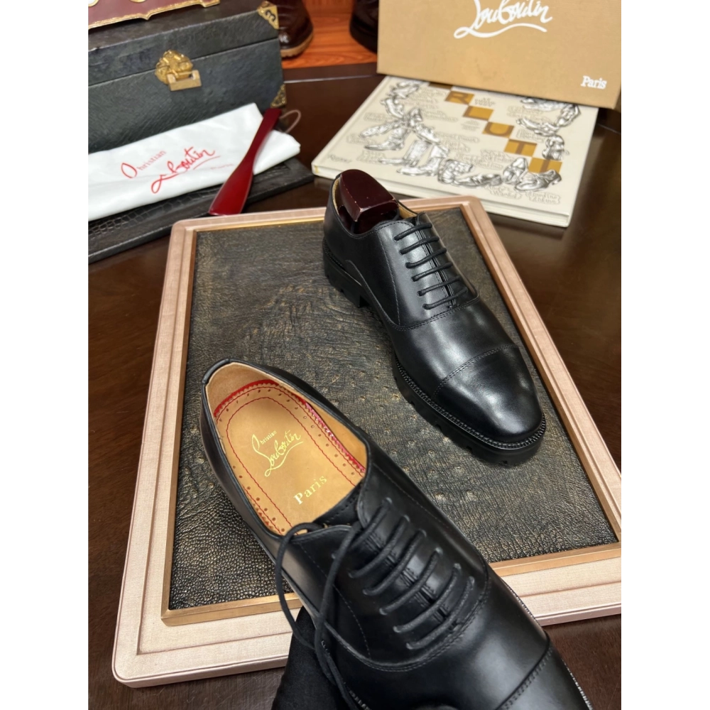 Christian Louboutin leather shoes 004,Oxfords,Christian Louboutin Sneakers,Luxury Shoes