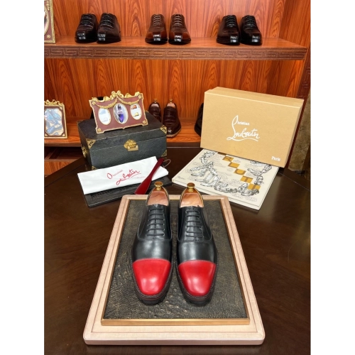 Christian Louboutin leather shoes 005,Oxfords,Christian Louboutin Sneakers,Luxury Shoes