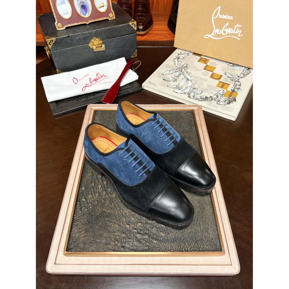 Christian Louboutin leather shoes 006,Oxfords,Christian Louboutin Sneakers,Luxury Shoes