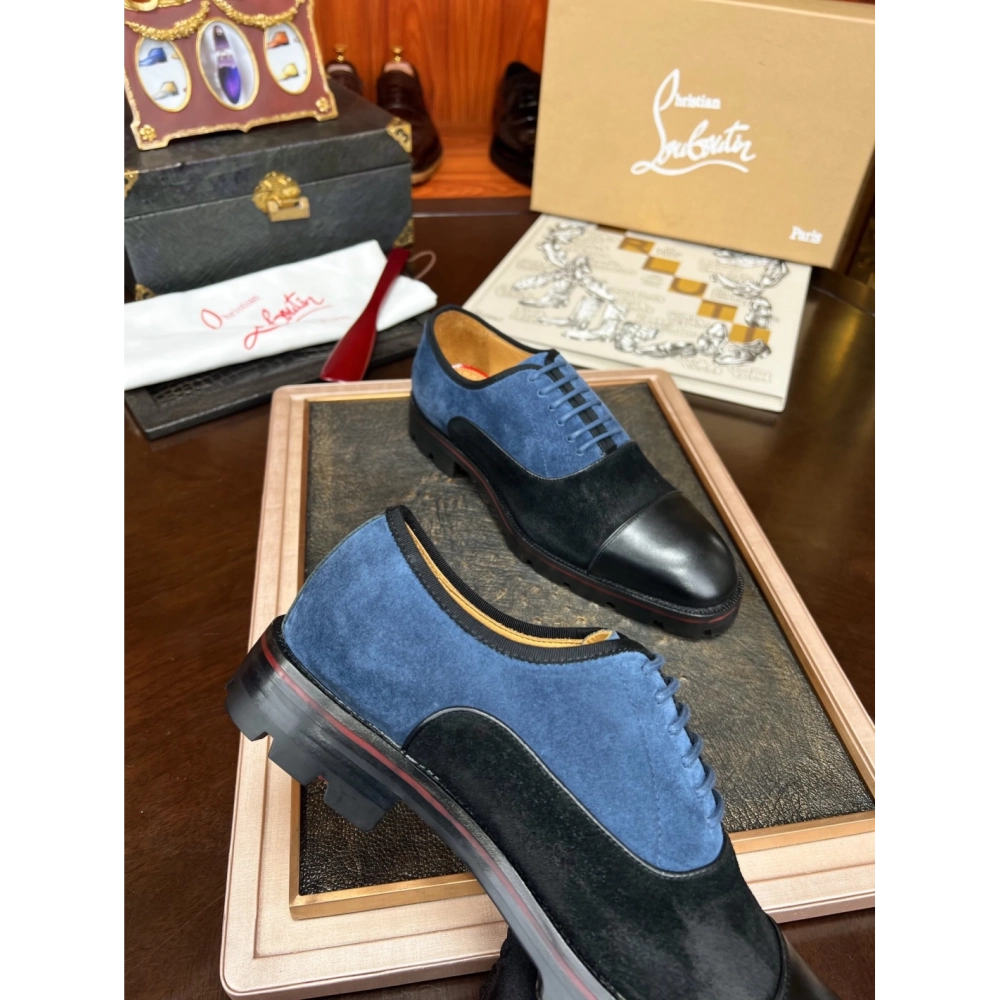 Christian Louboutin leather shoes 006,Oxfords,Christian Louboutin Sneakers,Luxury Shoes