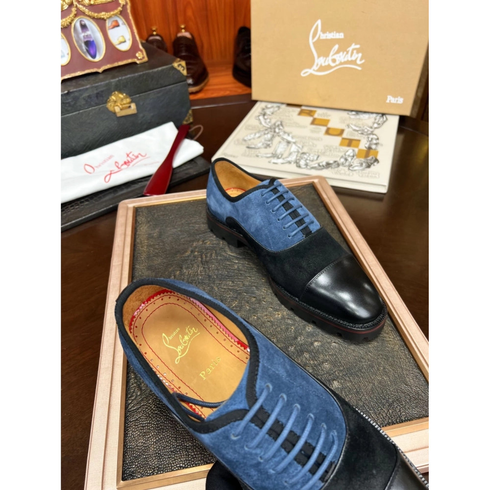 Christian Louboutin leather shoes 006,Oxfords,Christian Louboutin Sneakers,Luxury Shoes
