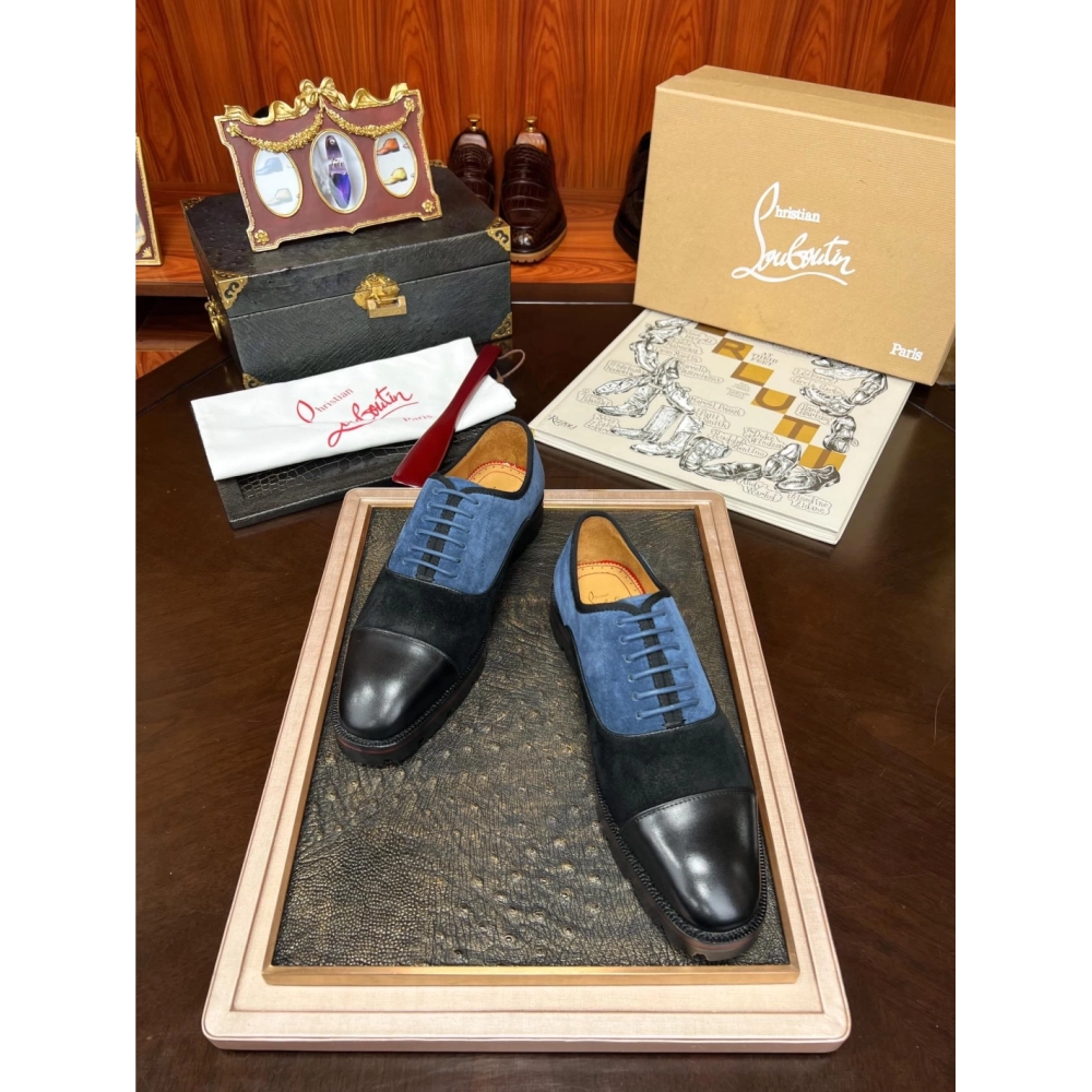 Christian Louboutin leather shoes 006,Oxfords,Christian Louboutin Sneakers,Luxury Shoes