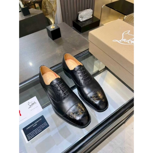 Christian Louboutin leather shoes 019,Oxfords,Christian Louboutin Sneakers,Luxury Shoes