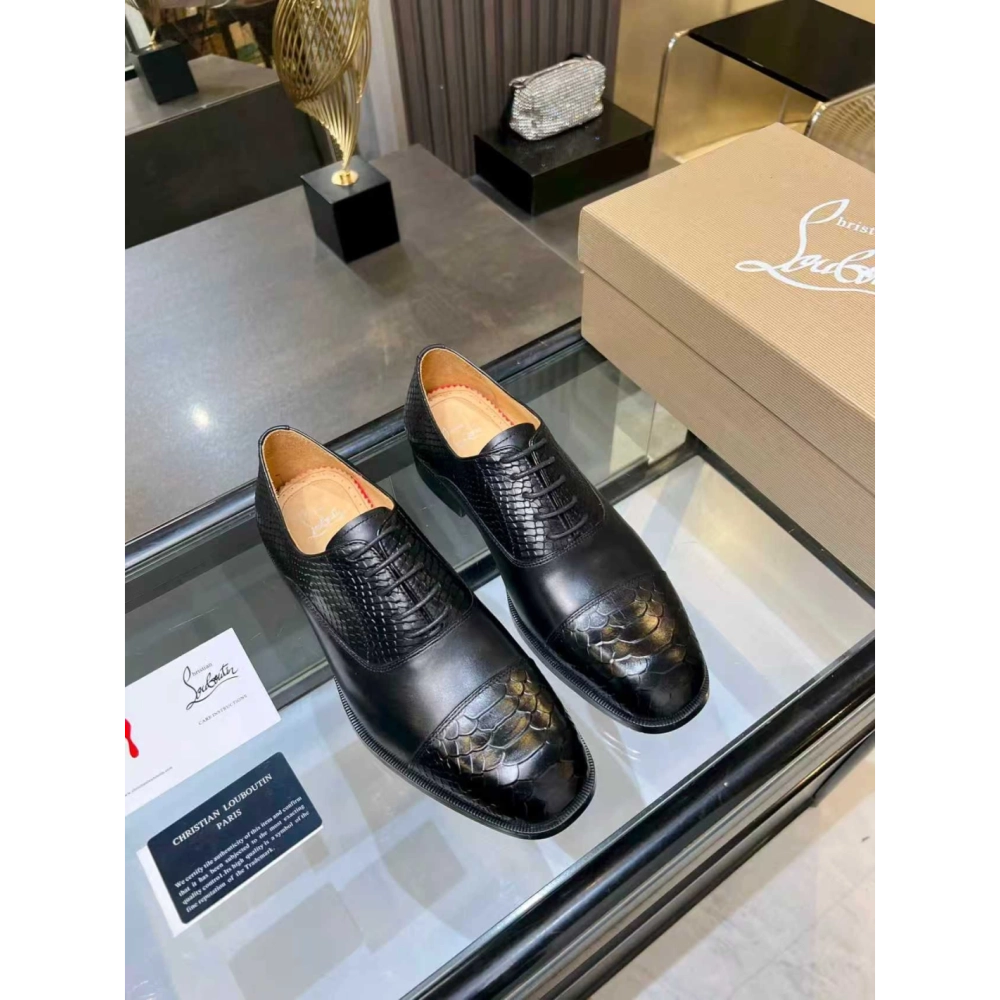 Christian Louboutin leather shoes 019,Oxfords,Christian Louboutin Sneakers,Luxury Shoes