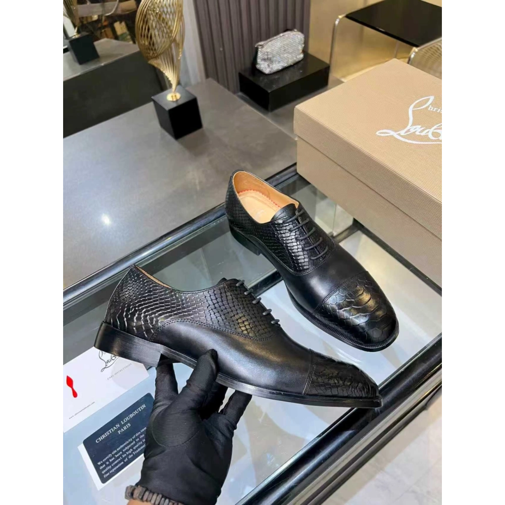 Christian Louboutin leather shoes 019,Oxfords,Christian Louboutin Sneakers,Luxury Shoes
