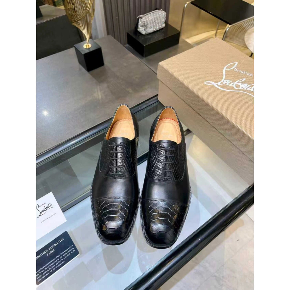 Christian Louboutin leather shoes 019,Oxfords,Christian Louboutin Sneakers,Luxury Shoes