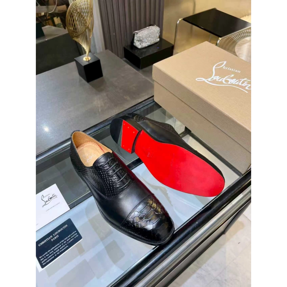 Christian Louboutin leather shoes 019,Oxfords,Christian Louboutin Sneakers,Luxury Shoes