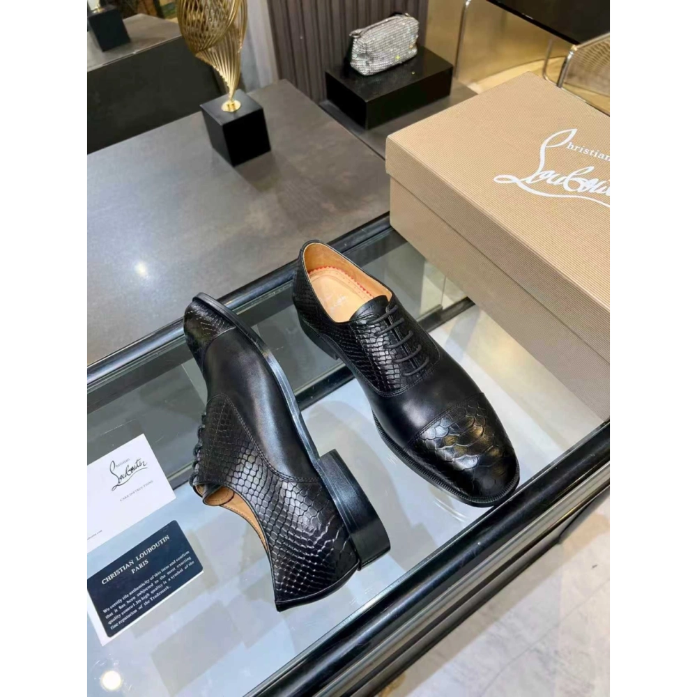 Christian Louboutin leather shoes 019,Oxfords,Christian Louboutin Sneakers,Luxury Shoes