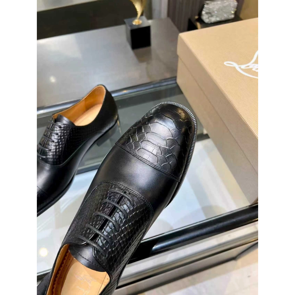 Christian Louboutin leather shoes 019,Oxfords,Christian Louboutin Sneakers,Luxury Shoes