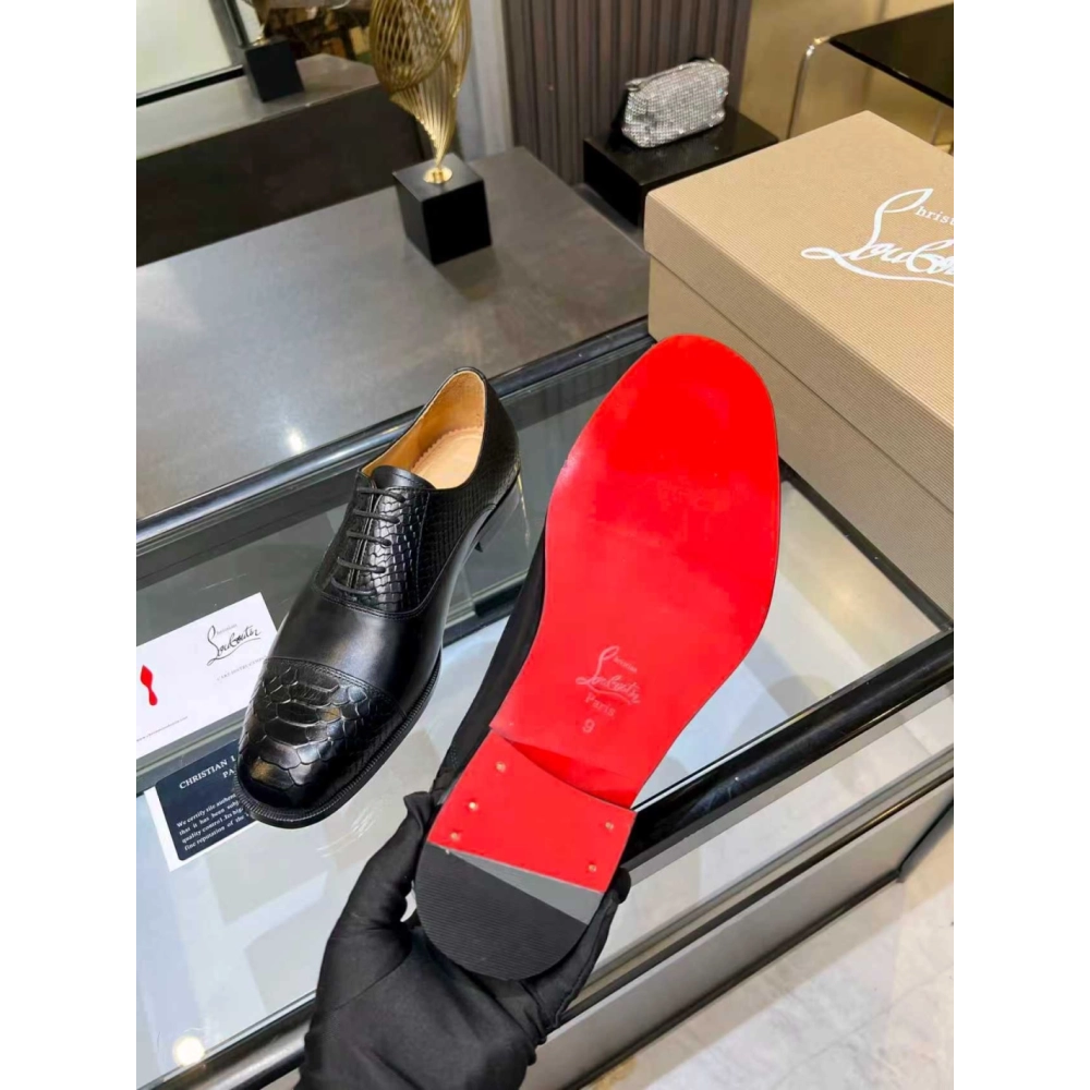 Christian Louboutin leather shoes 019,Oxfords,Christian Louboutin Sneakers,Luxury Shoes
