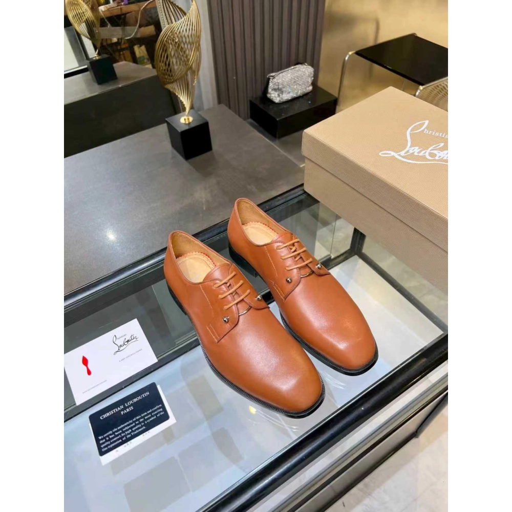 Christian Louboutin leather shoes 021,Oxfords,Christian Louboutin Sneakers,Luxury Shoes